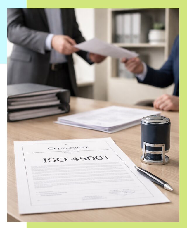 Сертификат ISO 45001 в Сланцах под ключ от 46494 р. | Сертэкс